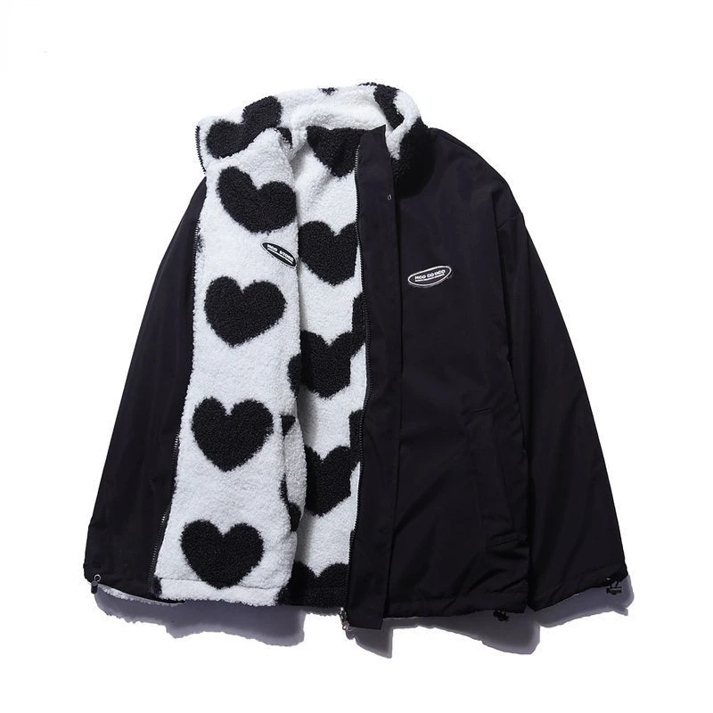 BacioDeluxe™️ | Double-sided heart coat jacket - unique collection