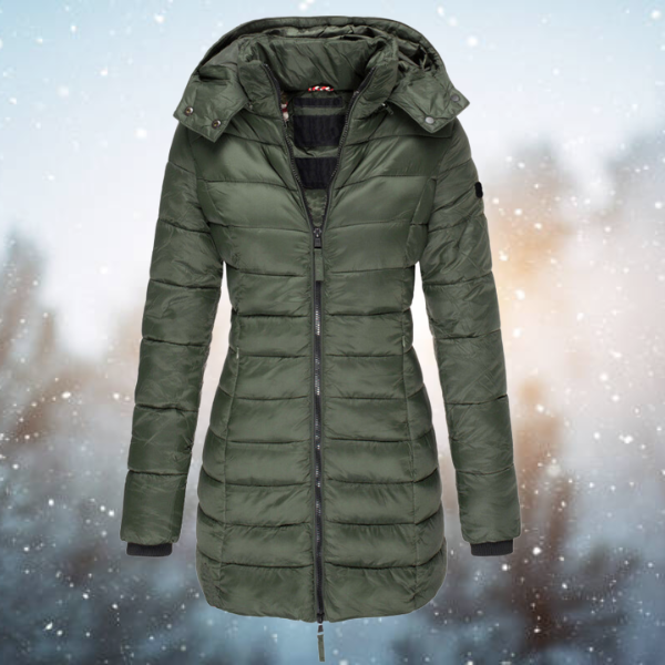 Extra warm & quilted ladies winter jacket