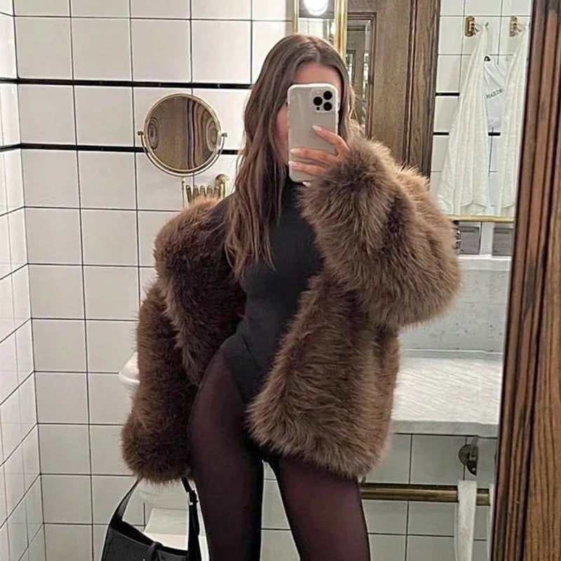 Grace - Faux Fur Coat