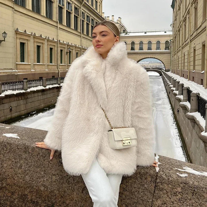 Grace - Faux Fur Coat