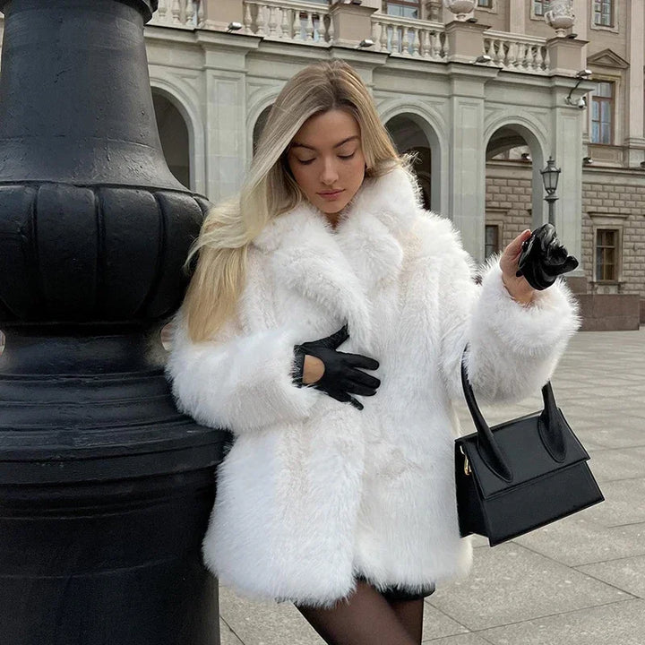 Grace - Faux Fur Coat