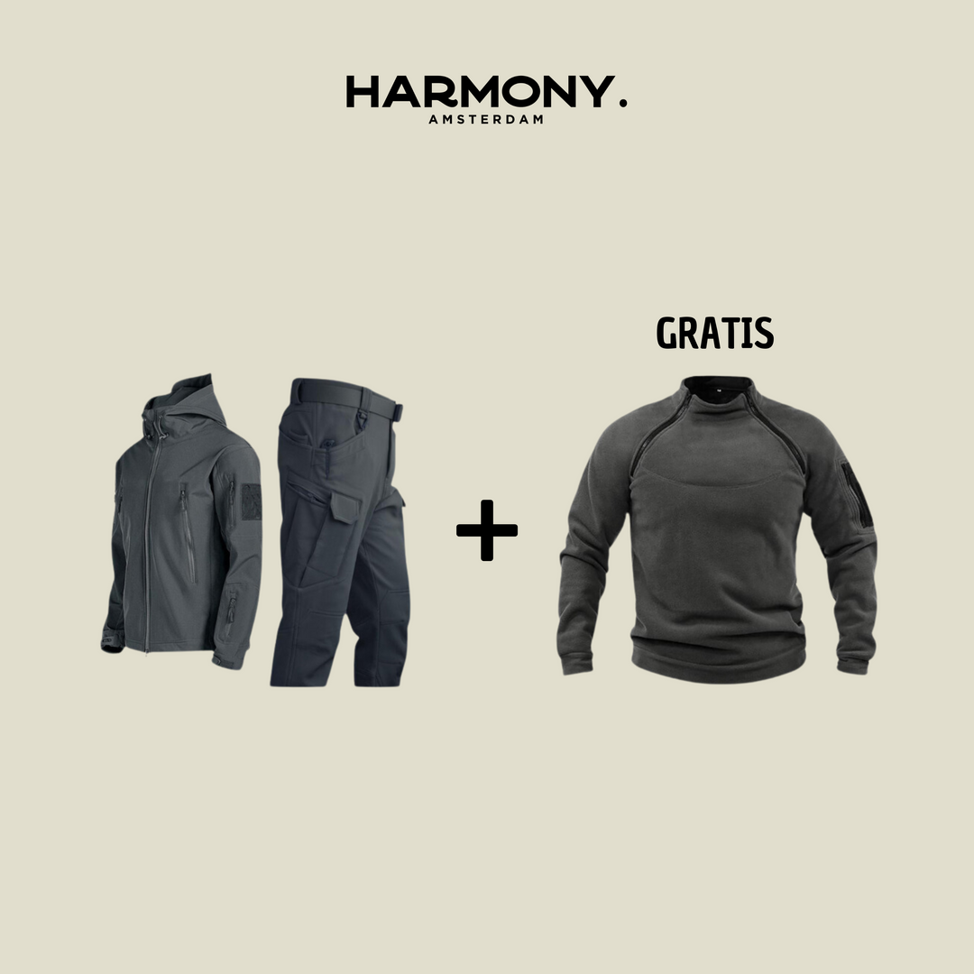 Military | Tactical Wind/Waterproof suit + free fleece jumper