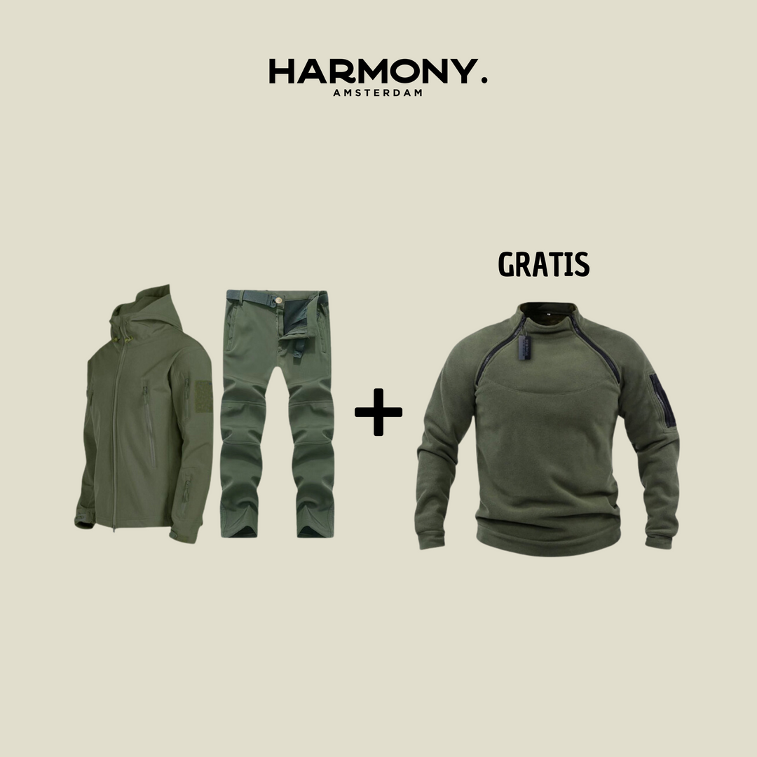 Military | Tactical Wind/Waterproof suit + free fleece jumper