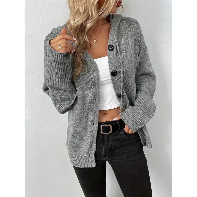 Helene | Fashionable hooded cardigan