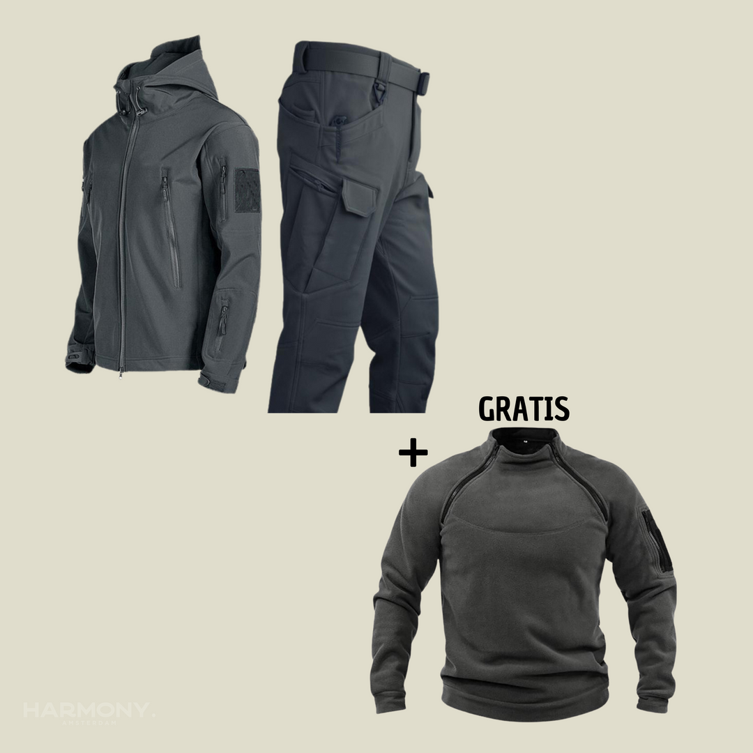 Military | Tactical Wind/Waterproof suit + free fleece jumper