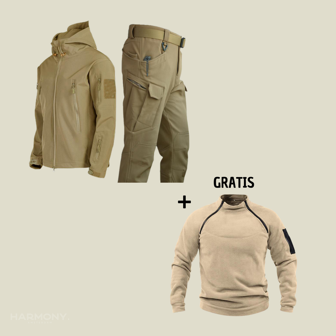 Military | Tactical Wind/Waterproof suit + free fleece jumper